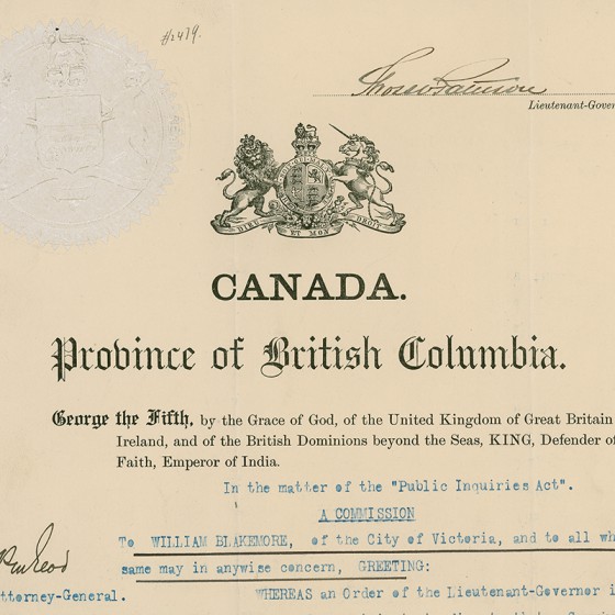 <em>Royal Commission on the Doukhobor Sect, 1912</em>