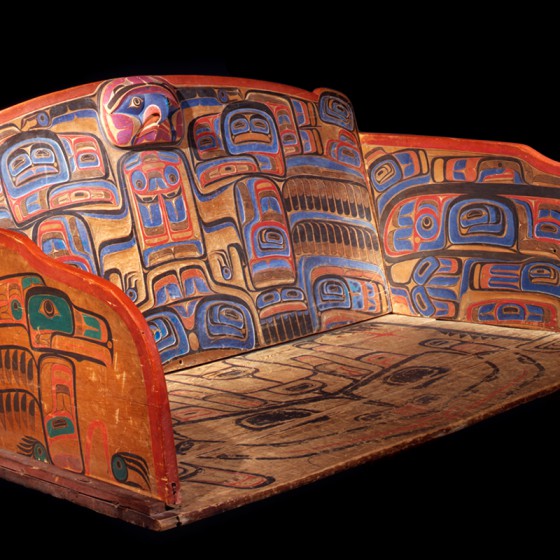 Heiltsuk chief’s settee