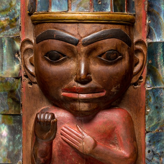 Haida headdress frontlet