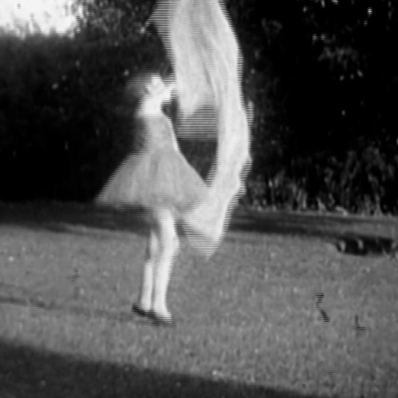 Children dancing in yard at Cranbrook