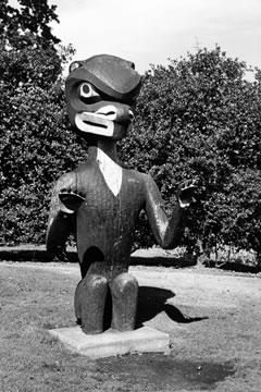 Nuxalk Grave Marker in Thunderbird Park