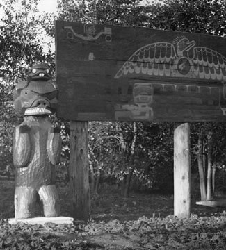 Nuxalk Grave Marker