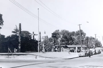 Thunderbird Park view from across street