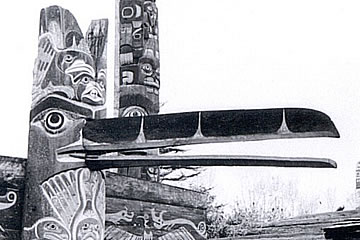 Mât de façade nuxalk