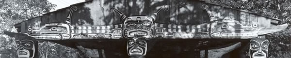 Sculpture de Sisiutl Kwakwaka’wakw