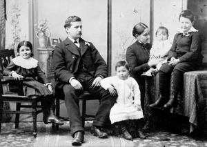 Amy avec sa famille