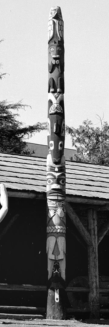 Coast Salish Pole