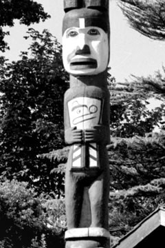 Close up of Chief holding a Copper