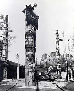 Haida Pole in Thunderbird Park