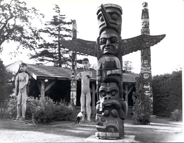 The carving shed, ca 1960